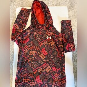 Under Armour Vibrant Orange and Black Hoodie